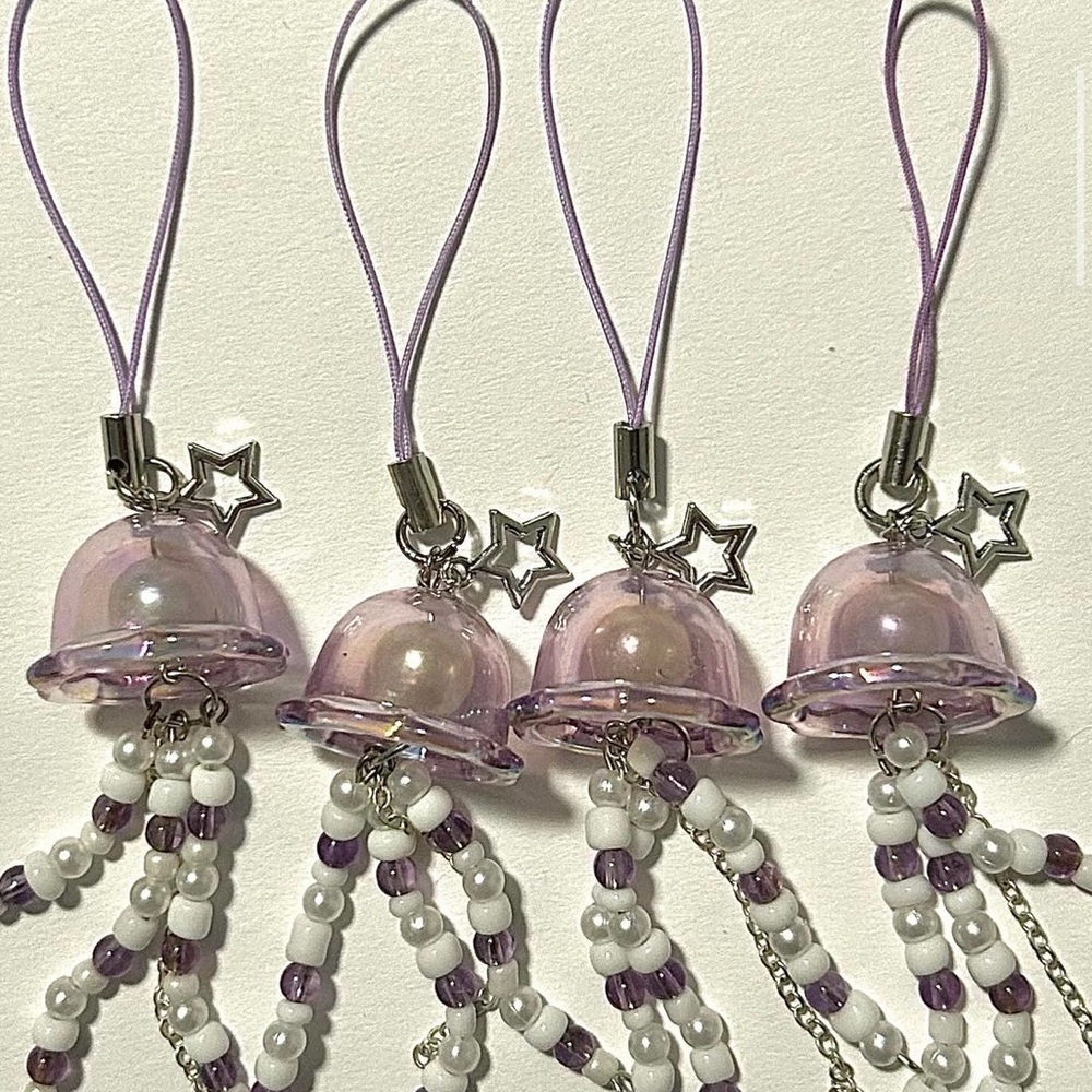 Jellyfish Phone Charm